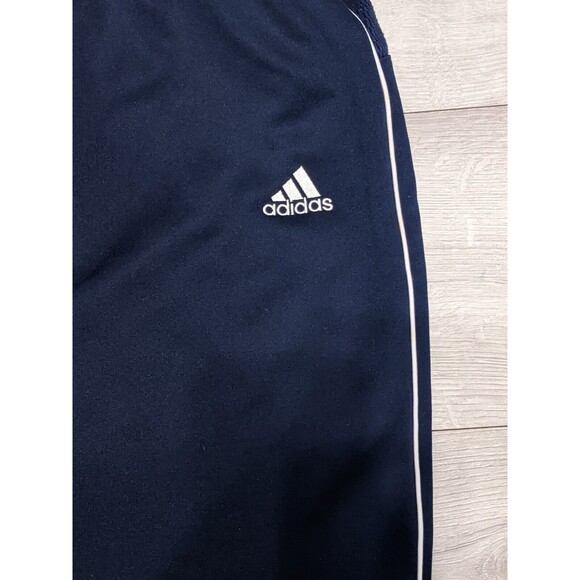ADIDAS Blue Tapered And Zippered Leg Mens Pant Size XL - Picture 2 of 8